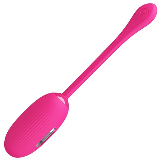 PRETTY LOVE - HUEVO VIBRADOR RECARGABLE DOREEN MAGENTA CON CONTROL REMOTO