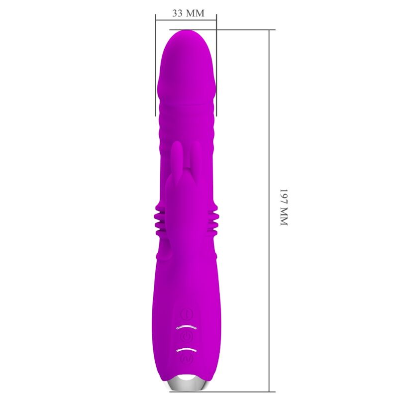 PRETTY LOVE - VIBRADOR CONEJO RECARGABLE DOROTHY PURPLE
