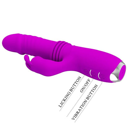 PRETTY LOVE - VIBRADOR CONEJO RECARGABLE DOROTHY PURPLE