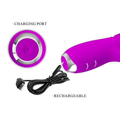 PRETTY LOVE - VIBRADOR CONEJO RECARGABLE DOROTHY PURPLE