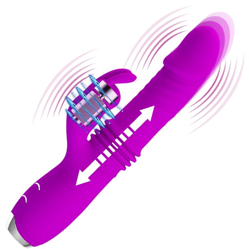 PRETTY LOVE - VIBRADOR CONEJO RECARGABLE DOROTHY PURPLE
