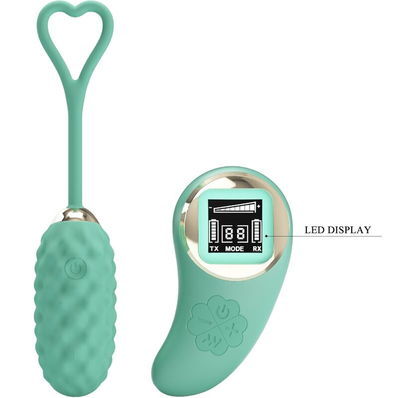 PRETTY LOVE - HUEVO VIBRADOR CONTROL REMOTO VIBRACIÓN VIVIAN GREEN