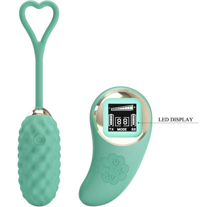 PRETTY LOVE - HUEVO VIBRADOR CONTROL REMOTO VIBRACIÓN VIVIAN GREEN