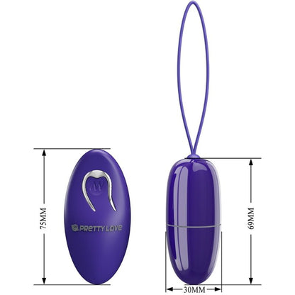 PRETTY LOVE - SELKIE YOUTH MINI HUEVO VIBRADOR CONTROL REMOTO MORADO