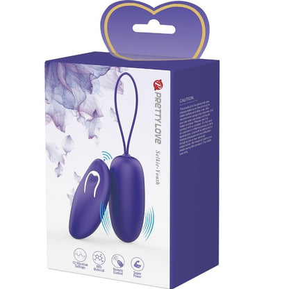 PRETTY LOVE - SELKIE YOUTH MINI HUEVO VIBRADOR CONTROL REMOTO MORADO