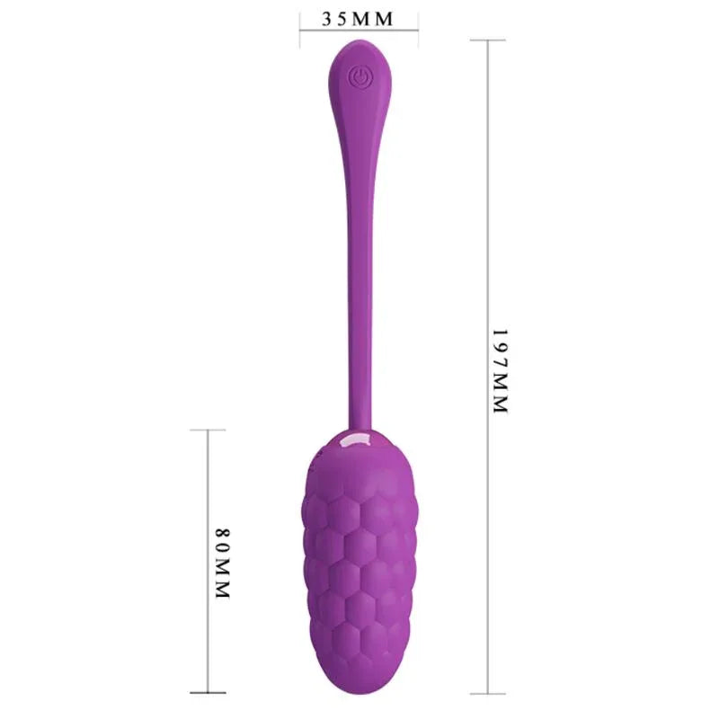 Pretty Love – Oeuf Vibrant Texture Marine Rechargeable Violet