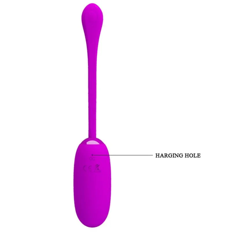 Pretty Love – Oeuf Vibrant Julius Imperméable Rechargeable Violet