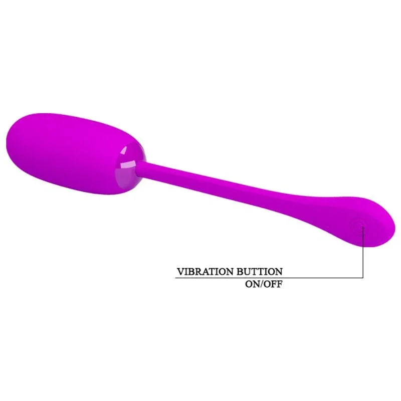 Pretty Love – Oeuf Vibrant Julius Imperméable Rechargeable Violet