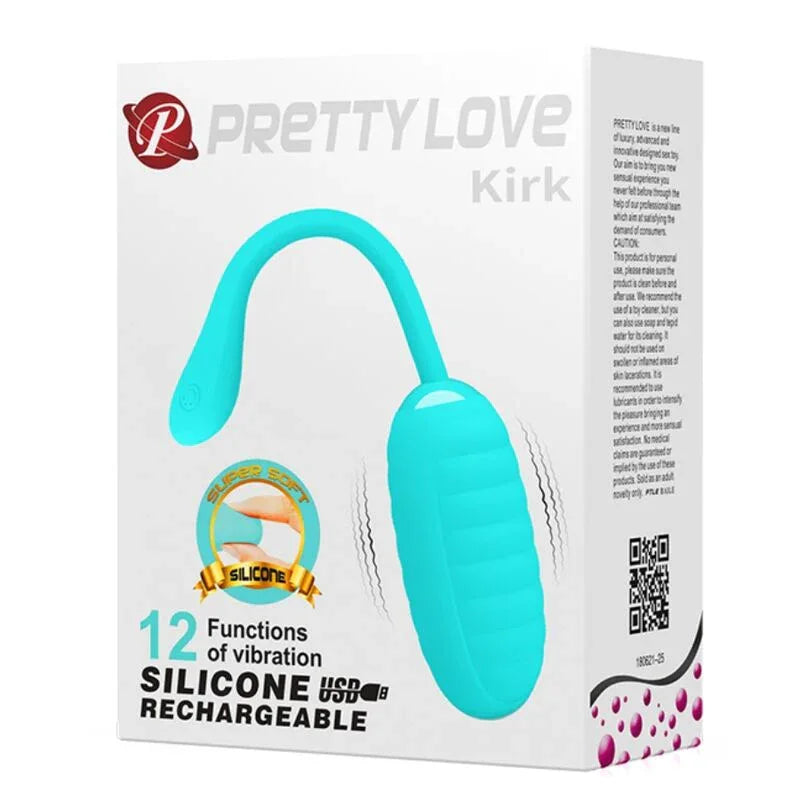 Pretty Love – Kirk Oeuf Vibrant Rechargeable Vert Clair