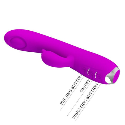 PRETTY LOVE - VIBRADOR REGINA - ONDAS ESTIMULANTES RECARGABLES MORADO