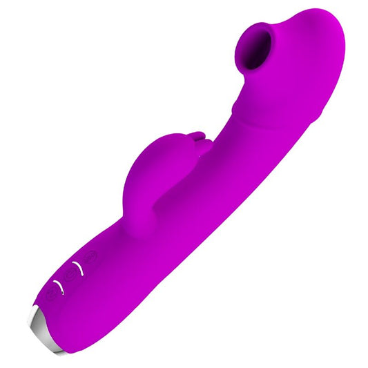 PRETTY LOVE - VIBRADOR REGINA - ONDAS ESTIMULANTES RECARGABLES MORADO
