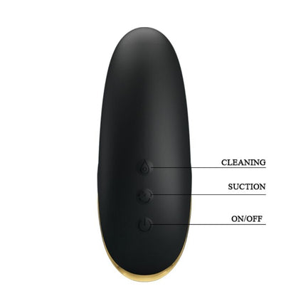 Masseur à aspiration rechargeable de luxe noir – Pretty Love