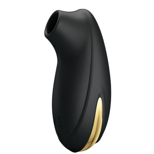Masseur à aspiration rechargeable de luxe noir – Pretty Love