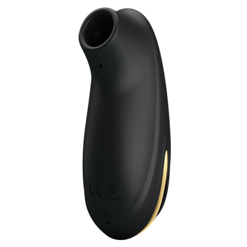Masseur à aspiration rechargeable de luxe noir – Pretty Love