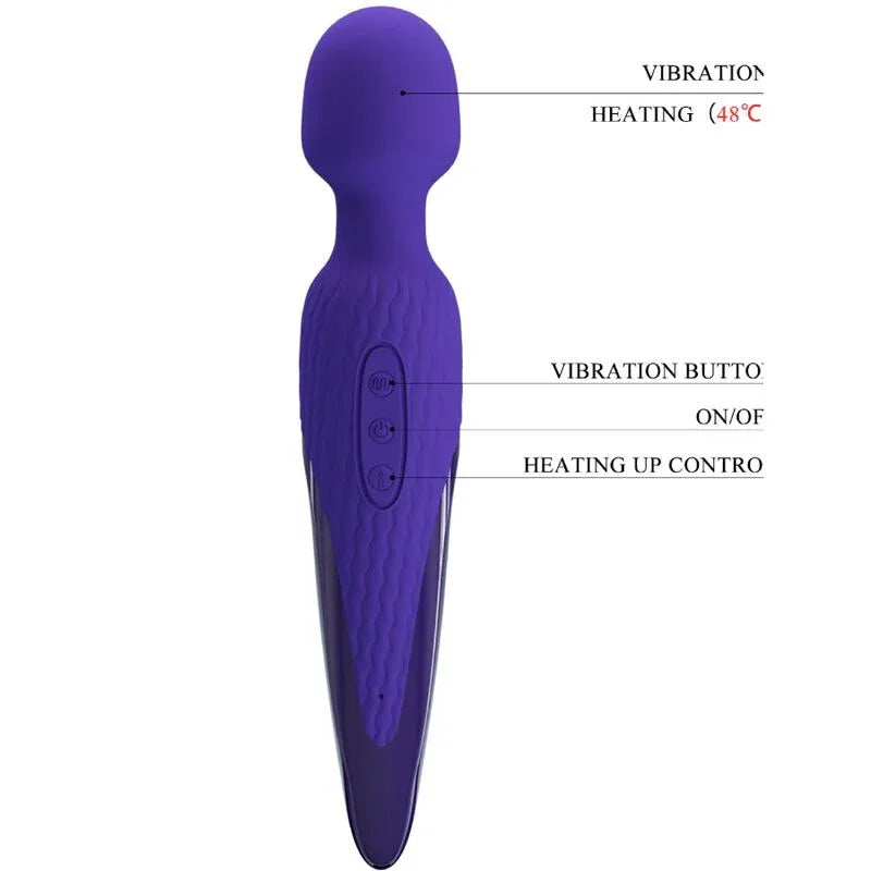 Pretty Love – Antony Youth Wand Vibrateur Violette Effet Chaleur
