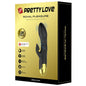 PRETTY LOVE - VIBRADOR RECARGABLE DE LUJO BAÑADO EN ORO NEGRO