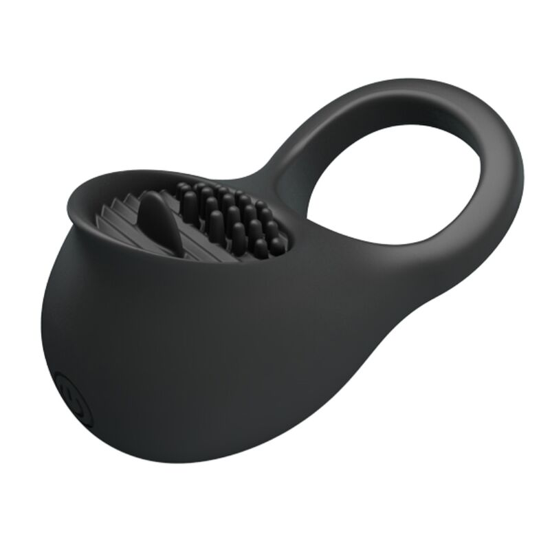PRETTY LOVE - ANILLO VIBRADOR PARA EL PENE CON LENGUA NEGRA