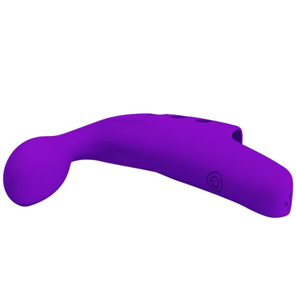PRETTY LOVE - VIBRADOR DE DEDO GORGON MORADO RECARGABLE