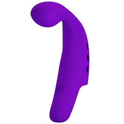 PRETTY LOVE - VIBRADOR DE DEDO GORGON MORADO RECARGABLE