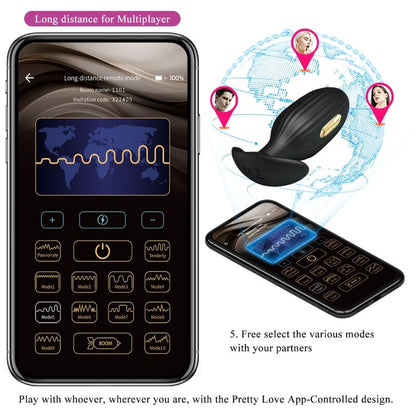 PRETTY LOVE - PLUG ANAL CONTROLADO POR APP JEFFERSON BLACK