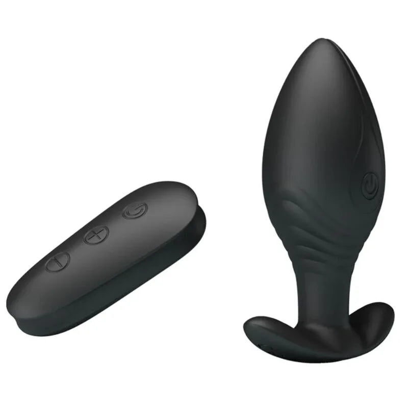Pretty Love – Vibrateur Rechargeable Regina Anal Plug Noir