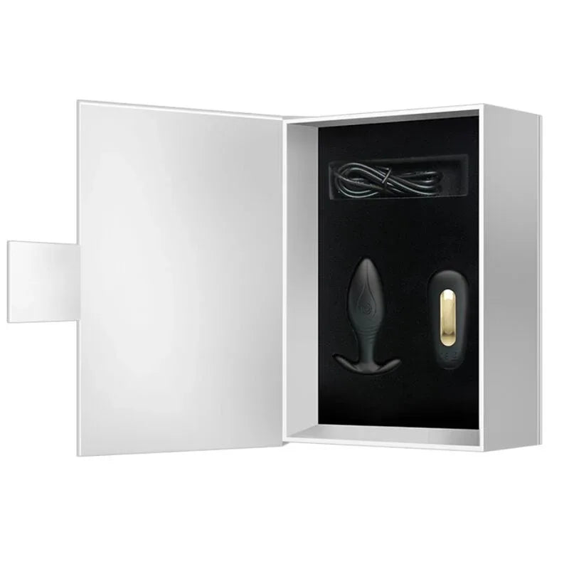 Pretty Love – Vibrateur Rechargeable Regina Anal Plug Noir