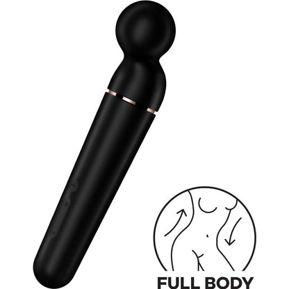 SATISFYER - MASSAGER VIBRATEUR PLANET WAND-ER BLEU
