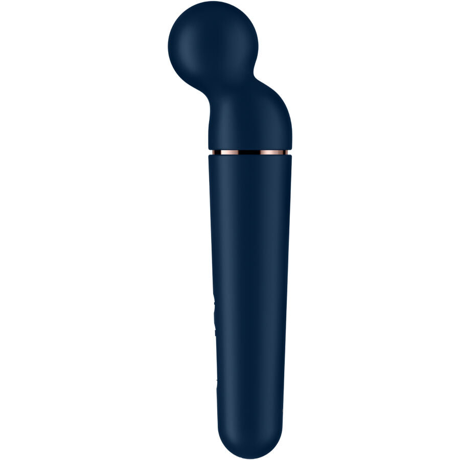 SATISFYER - MASAJEADOR VIBRADOR PLANET WAND-ER AZUL