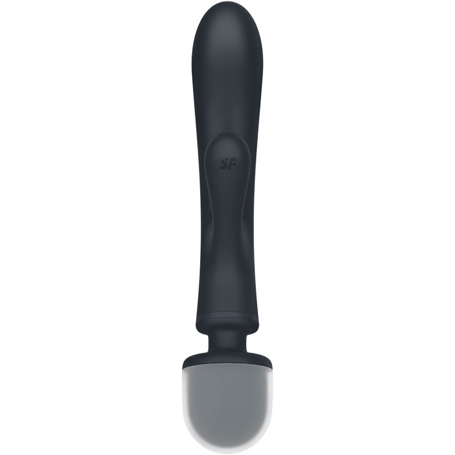 SATISFYER - MASAJEADOR VIBRADOR CONEJO TRIPLE LOVER GRIS