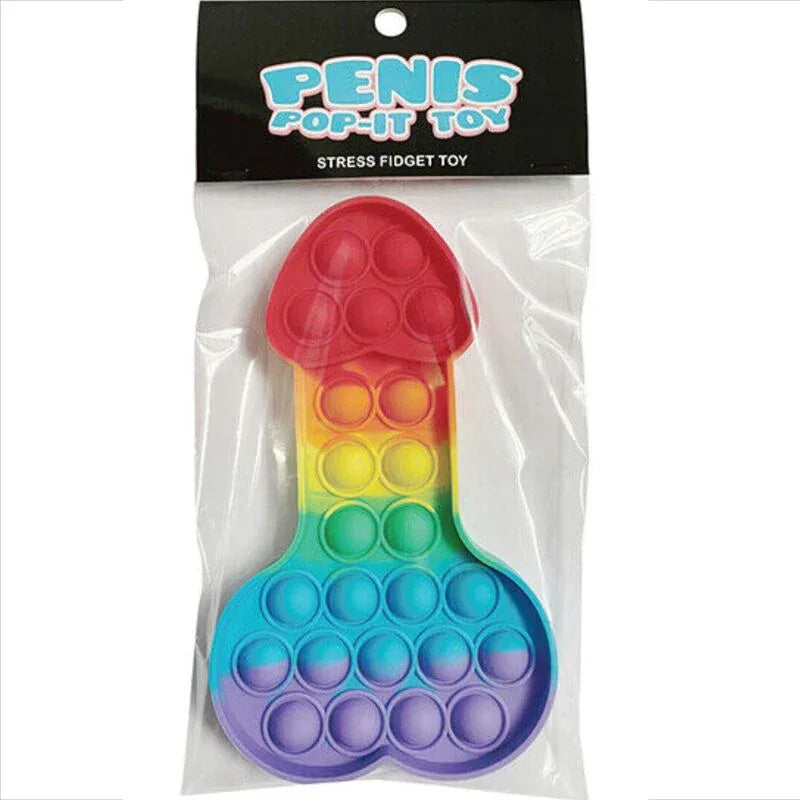 Kheper Games – Jouet Anti Stress Pop It Penis Multicolore