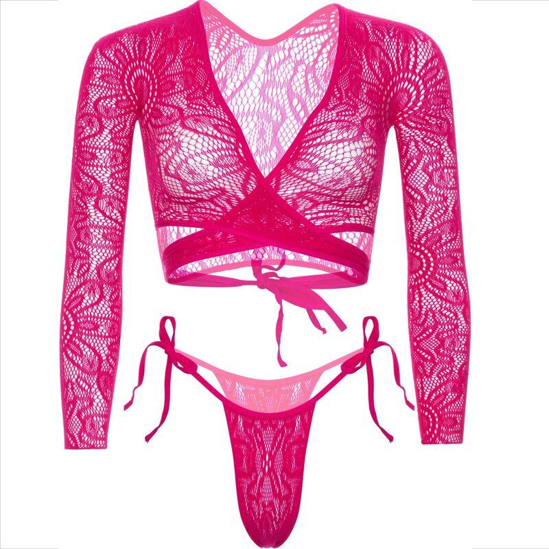 Leg Avenue – Top Court en Dentelle avec String