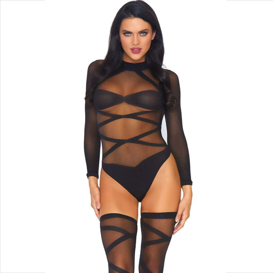 LEG AVENUE - CONJUNTO DE CUERPO Y MUSLO DE 2 PIEZAS