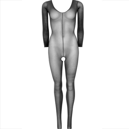 LEG AVENUE - BODYSTOCKING DE MANGA LARGA NEGRO