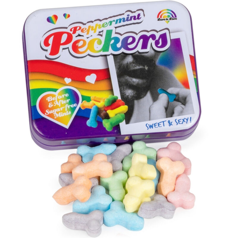 SPENCER &amp; FLEETWOOD - BONBON ARC-EN-CIEL À LA MENTHE PECKERS