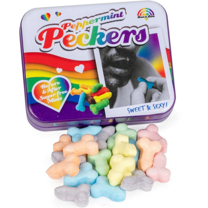 SPENCER &amp; FLEETWOOD - BONBON ARC-EN-CIEL À LA MENTHE PECKERS