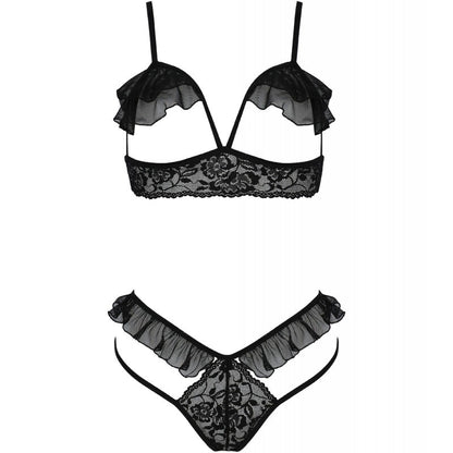 PASIÓN - CONJUNTO DE DOS PIEZAS DOLLY NEGRO L/XL