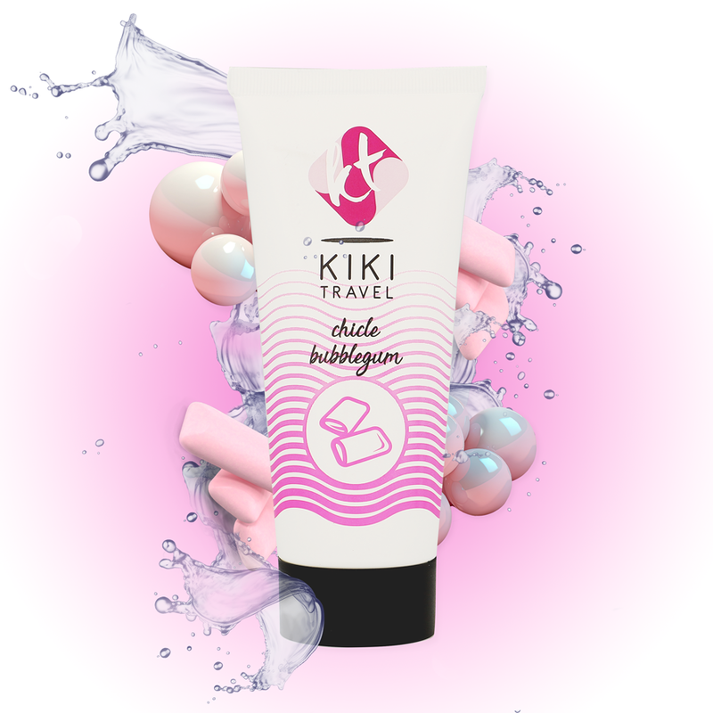 KIKÍ TRAVEL - LUBRICANTE DE CHICLE DE FRESA 50 ML