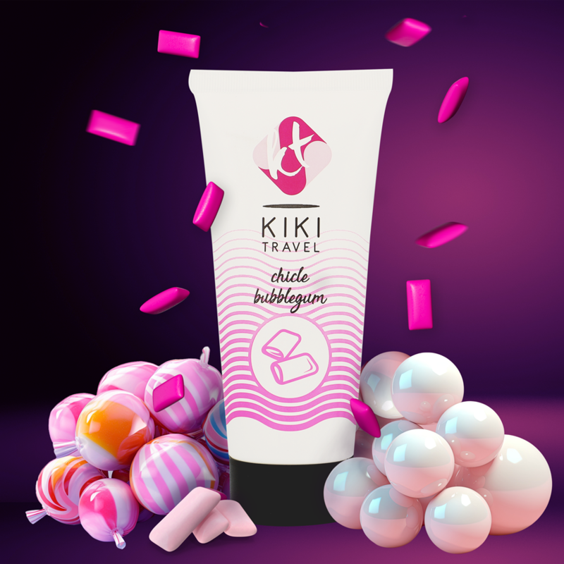 KIKÍ TRAVEL - LUBRICANTE DE CHICLE DE FRESA 50 ML