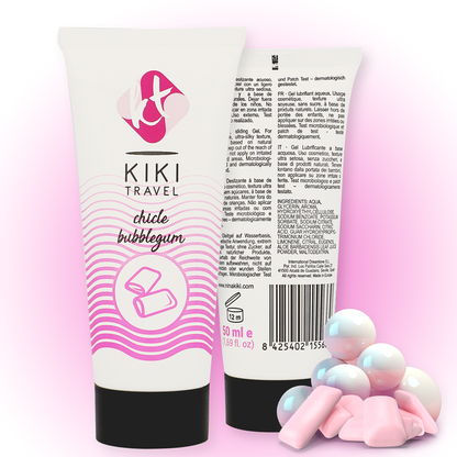 KIKÍ TRAVEL - LUBRICANTE DE CHICLE DE FRESA 50 ML