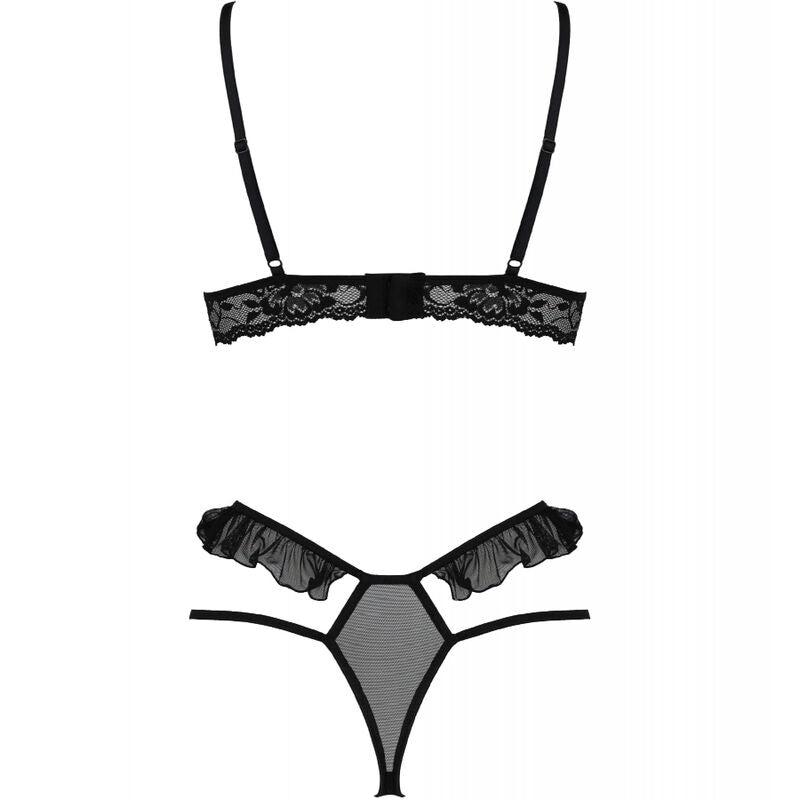 PASIÓN - CONJUNTO DE DOS PIEZAS DOLLY NEGRO L/XL