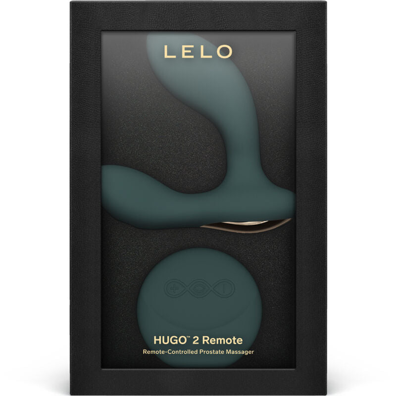 MASAJEADOR DE PRÓSTATA LELO HUGO 2 NEGRO CON CONTROL REMOTO