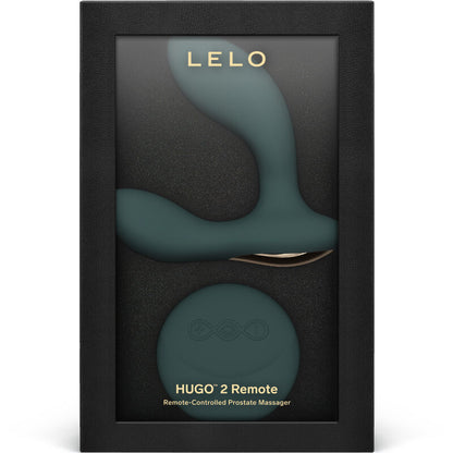MASAJEADOR DE PRÓSTATA LELO HUGO 2 NEGRO CON CONTROL REMOTO