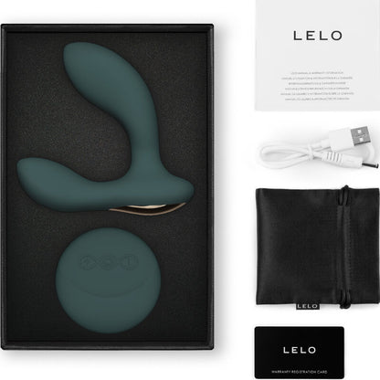 MASAJEADOR DE PRÓSTATA LELO HUGO 2 NEGRO CON CONTROL REMOTO
