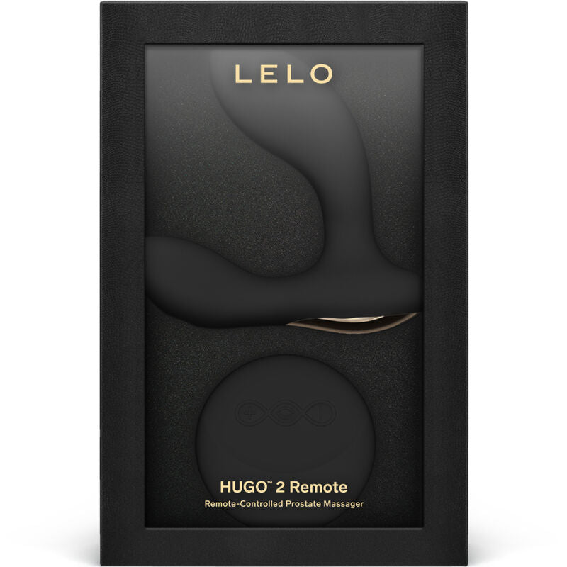 MASAJEADOR DE PRÓSTATA LELO HUGO 2 NEGRO CON CONTROL REMOTO