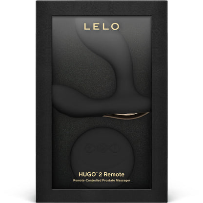 MASAJEADOR DE PRÓSTATA LELO HUGO 2 NEGRO CON CONTROL REMOTO
