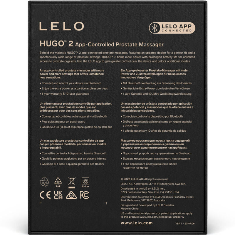 LELO - HUGO 2 GREEN PROSTATA MASAJEADOR