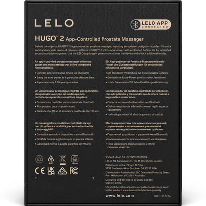 LELO - HUGO 2 GREEN PROSTATA MASAJEADOR