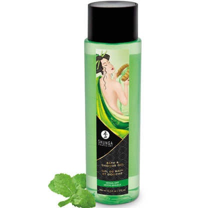 SHUNGA - GEL BAIN &amp; DOUCHE MENTHE SENSUELLE 370 ML