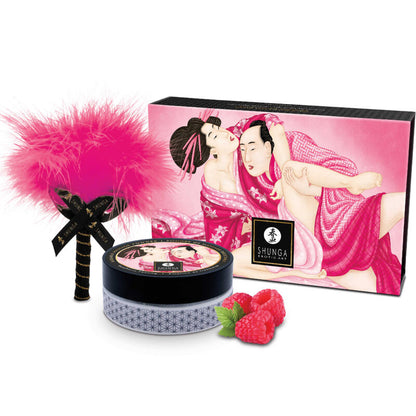 SHUNGA - FRAMBOISE EDIBLE MASSAGE POUDRE KIT