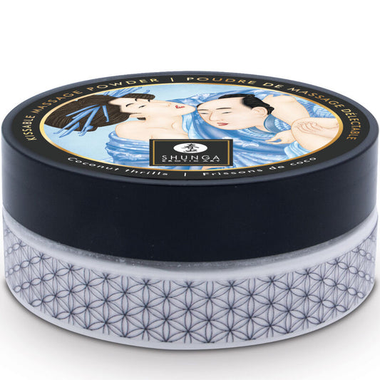 SHUNGA - EDIBLE MASSAGE POUDRE KIT À LA NOIX DE COCO